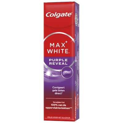 Colgate Max white purple reveal