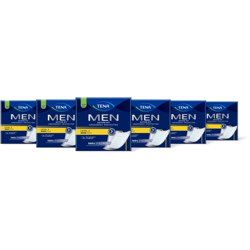 Tena Men active fit level 2 6-pack