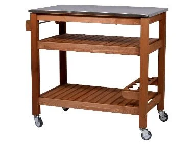 dobar Bijzettafel met RVS blad