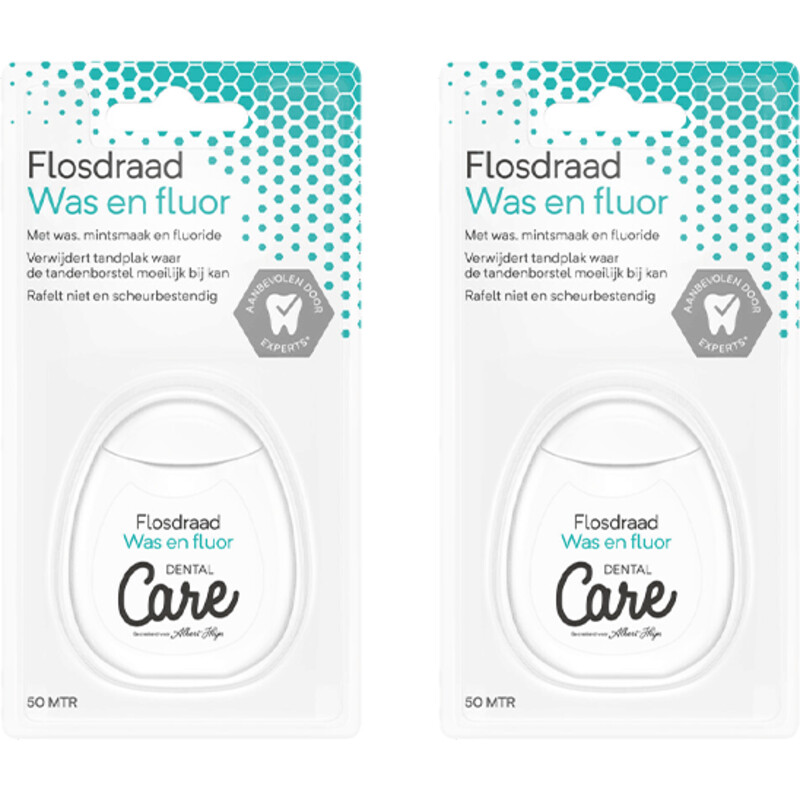 Care Flossdraad fluor 2-pack