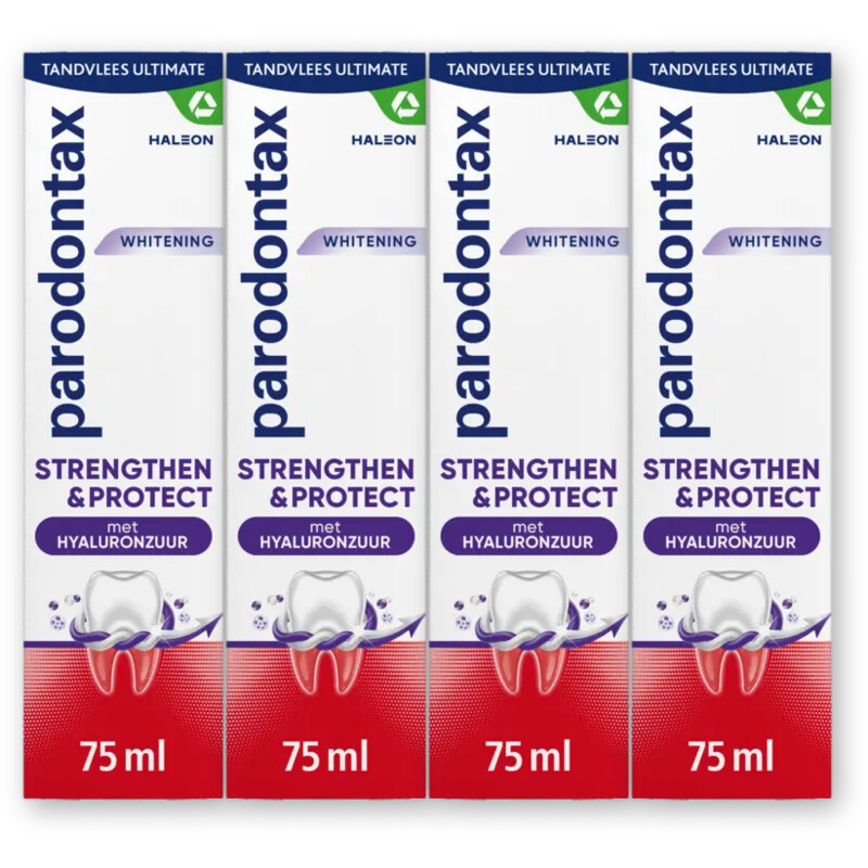 Parodontax Strengthen & protect whitening 4-pack