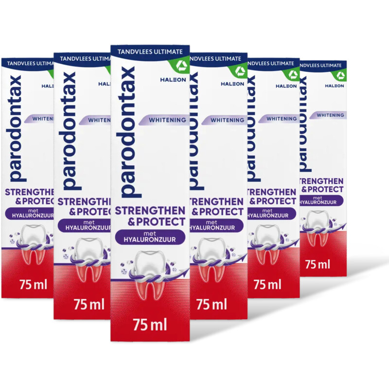 Parodontax Strengthen & protect whitening 6-pack