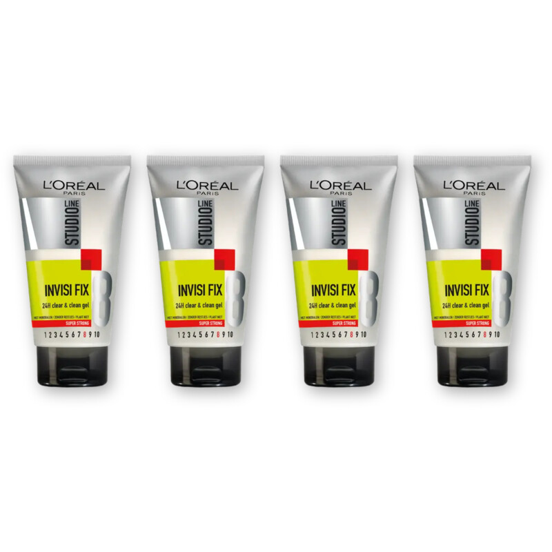 Studio Line Invisi Fix gel super strong 4-pack