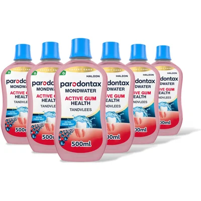 Parodontax Mondwater extra fresh 6-pack