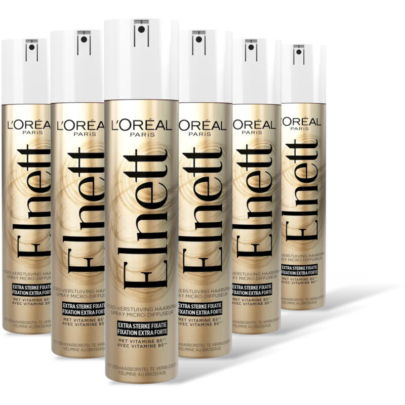 Elnett Satin care haarspray extra sterk 6-pack