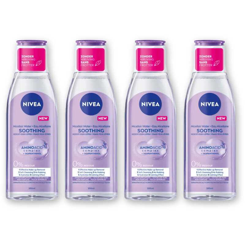 NIVEA Micellair water gevoelige huid 4-pack