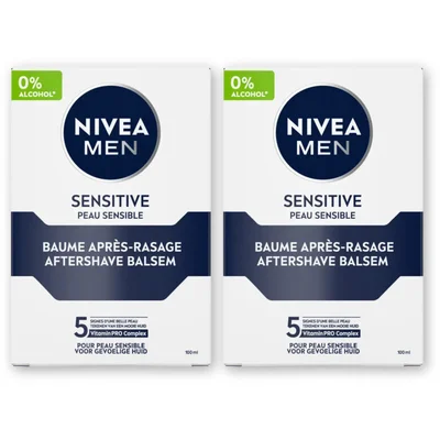 NIVEA Men sensitive after shave balsem 2-pack
