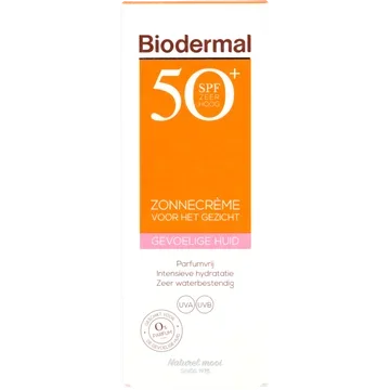 Biodermal Gevoelige huid zonnecreme gezicht spf50