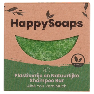 HappySoaps Shampoo bar aloë you vera much