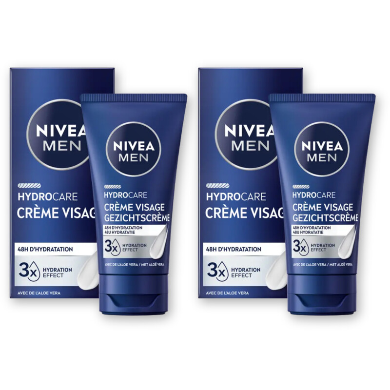 NIVEA Men protect & care gezichtscreme 2-pack
