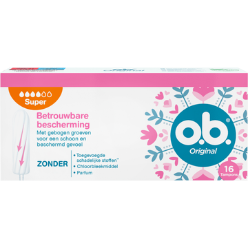 o.b. Original tampons super