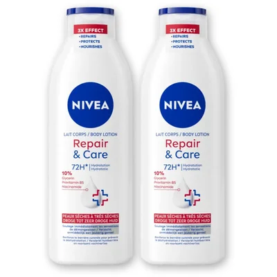 NIVEA Bodylotion repair & care 2-pack