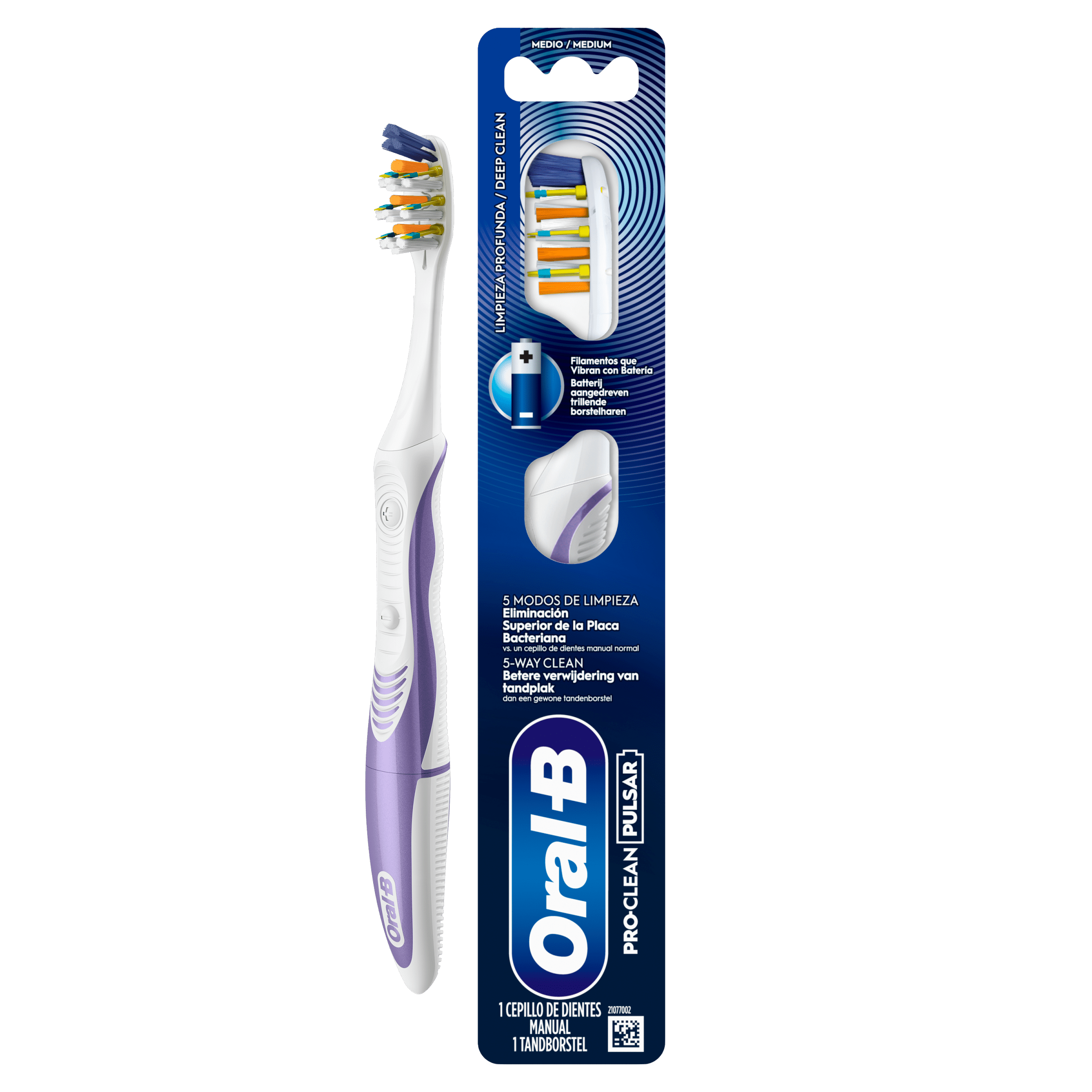 Oral-B Pulsar clean tandenborstel 4-pack