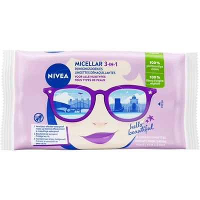 NIVEA Micellar 3-in-1 reinigingsdoekjes