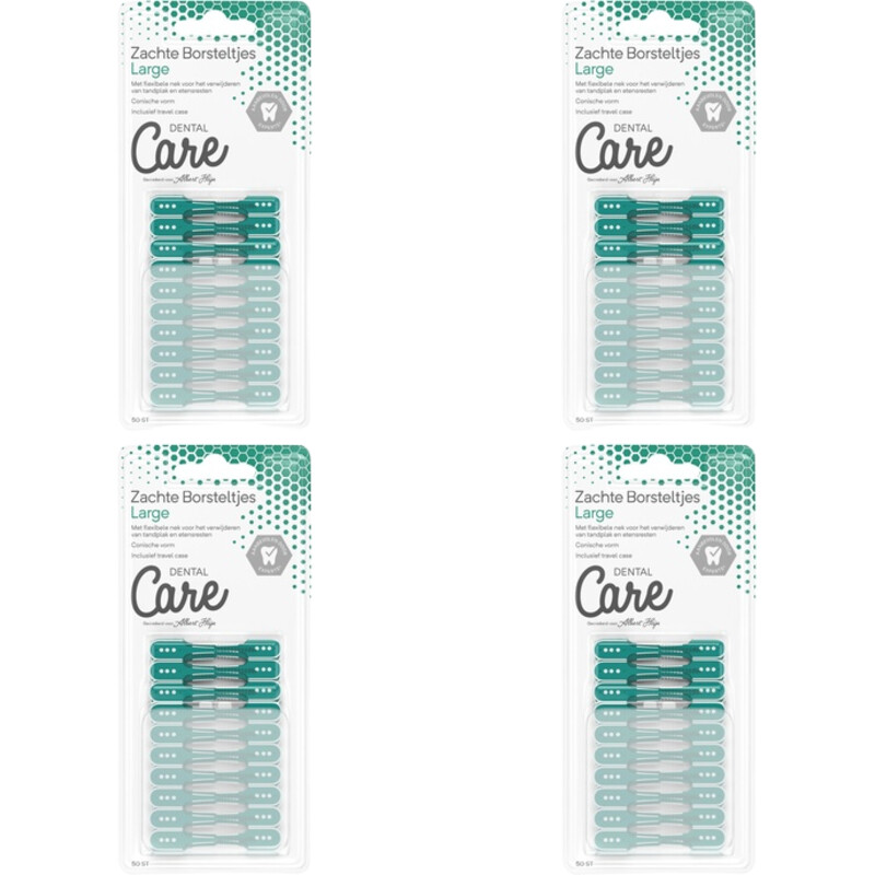Care Zachte borsteltjes large 4-pack