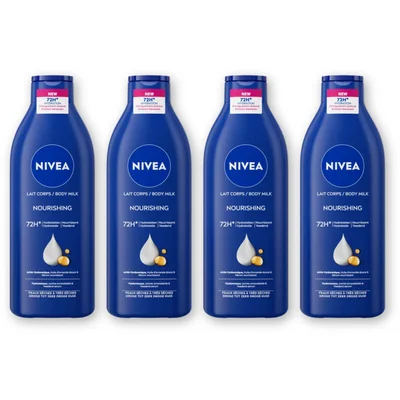 NIVEA Verzorgende bodymilk 48 uur hydra 4-pack