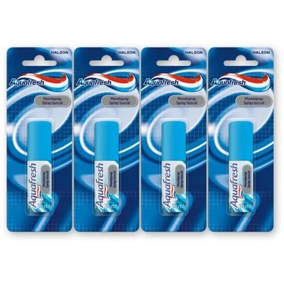 Aquafresh Freshmint mondspray 4-pack