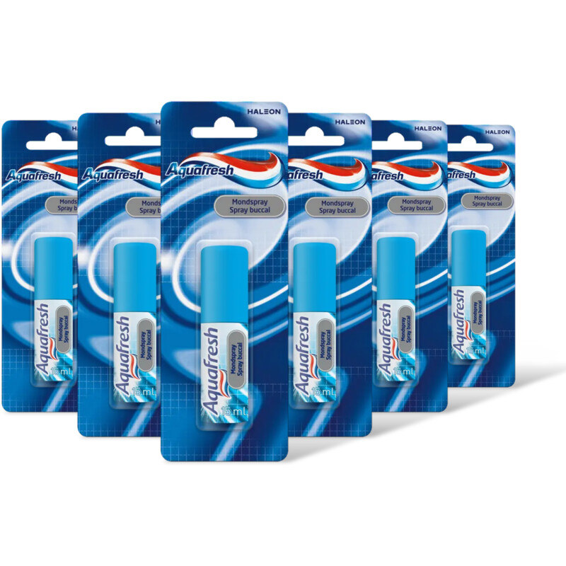 Aquafresh Freshmint mondspray 6-pack