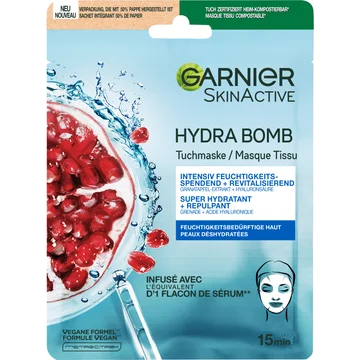 Garnier Skinactive hydra bomb granaatappel mask