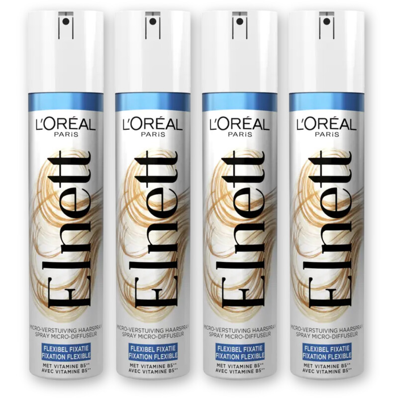 Elnett Flexible haarspray coiffure 4-pack