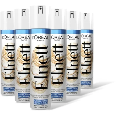 Elnett Flexible haarspray coiffure 6-pack