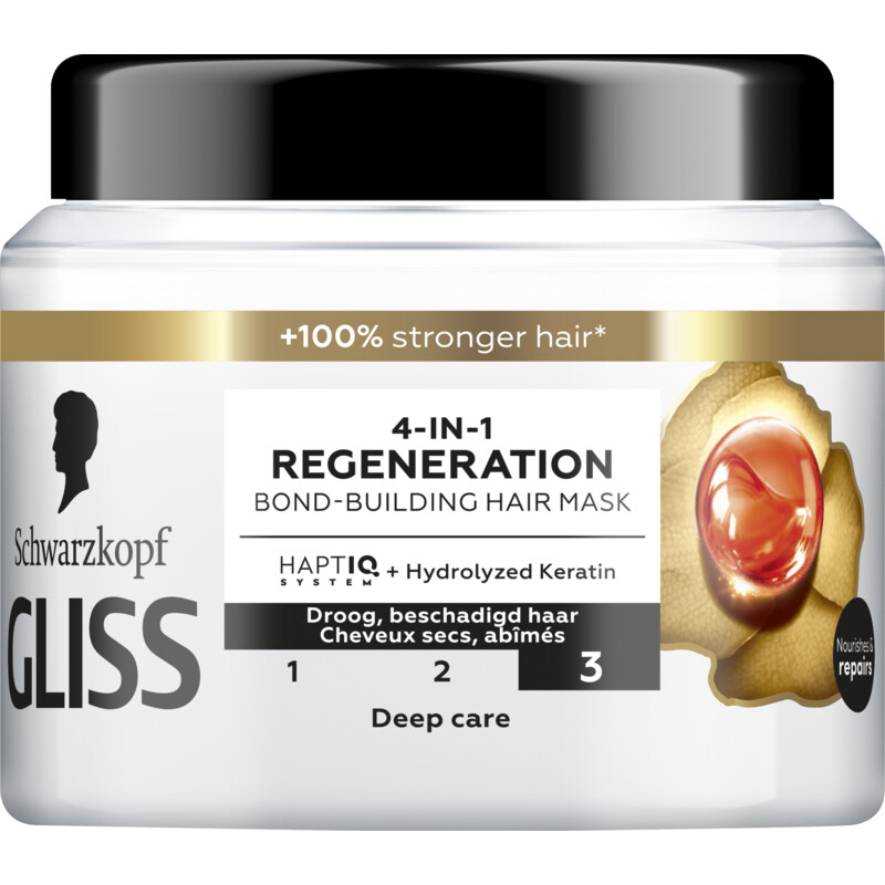 Gliss 4-in-1 regeneration hair mask
