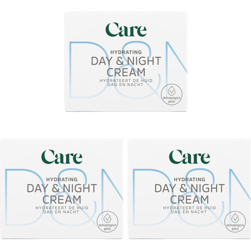 Care Hydrating day & night cream 3-pack