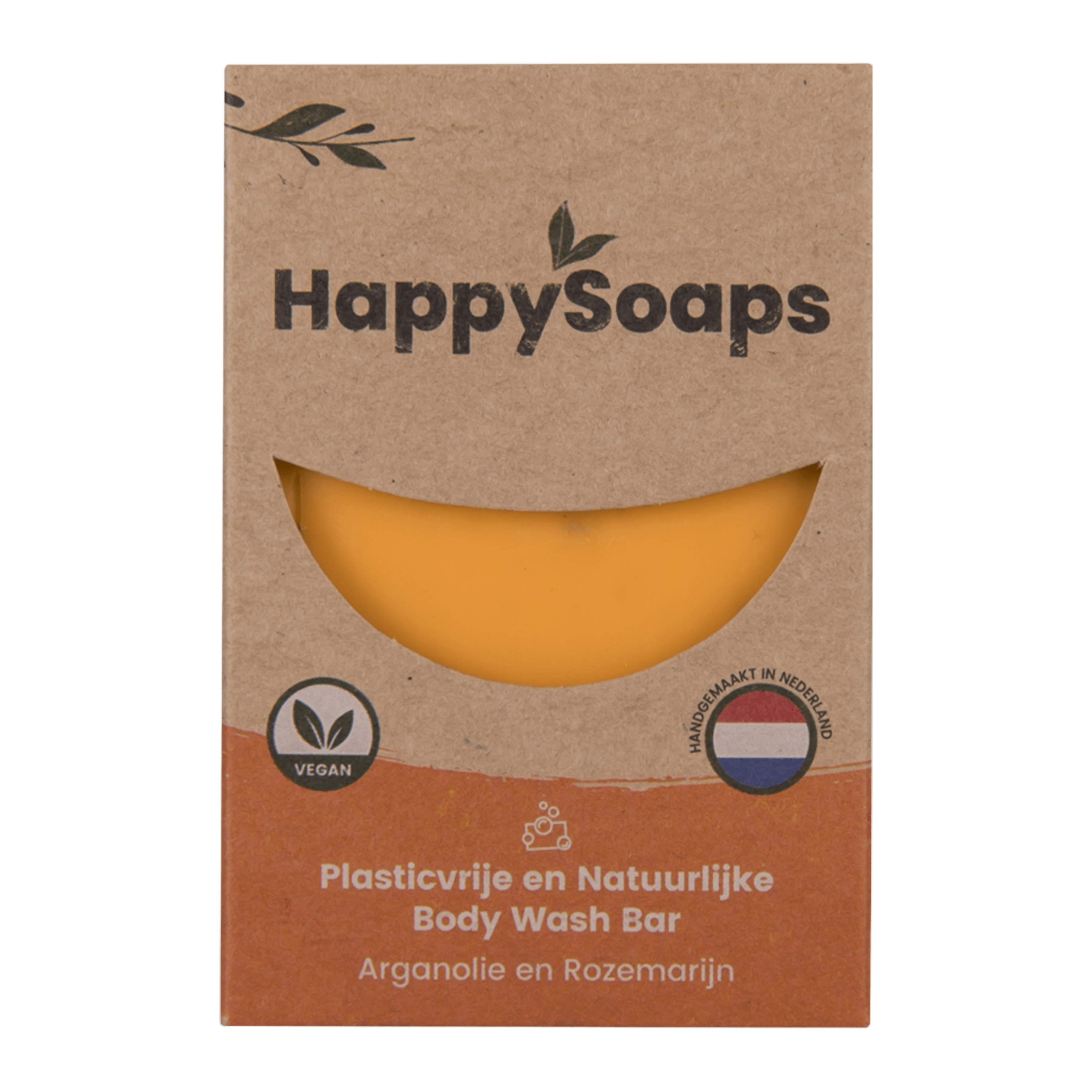 HappySoaps Happy body bar arganolie en rozemarijn