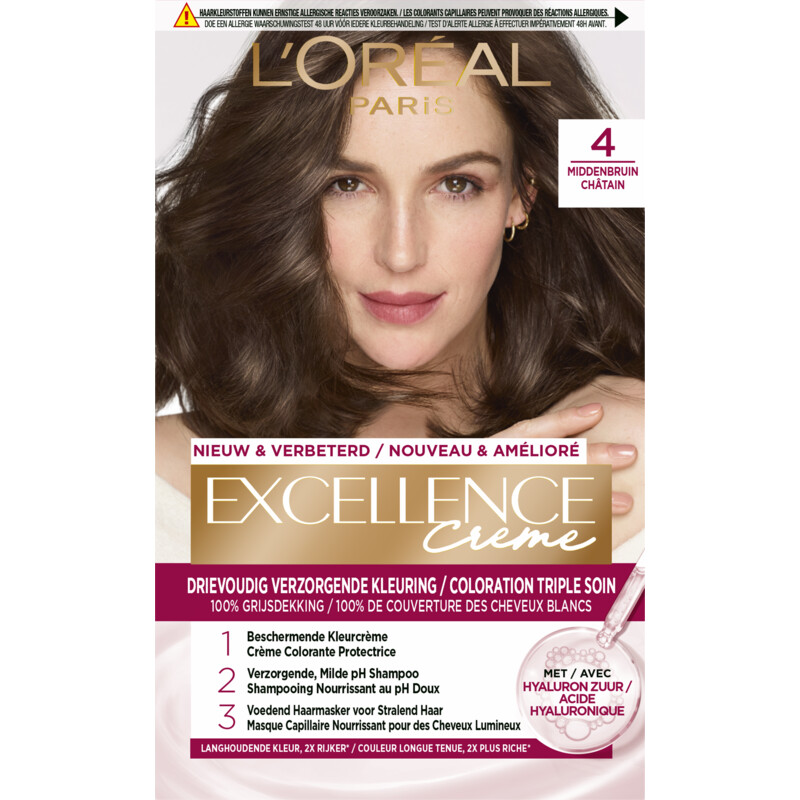 L'Oréal Excellence crème middenbruin 4