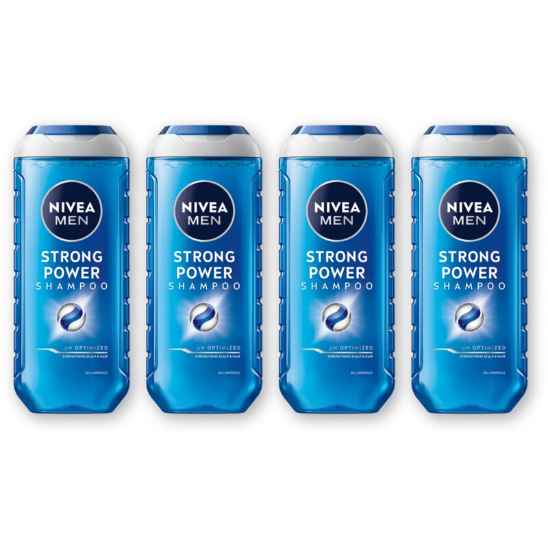 NIVEA Men strong power shampoo 4-pack