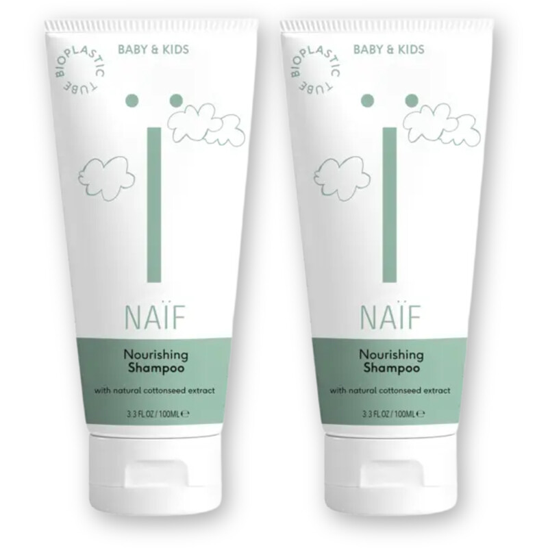 Naïf Baby & kids nourishing shampoo 2-pack