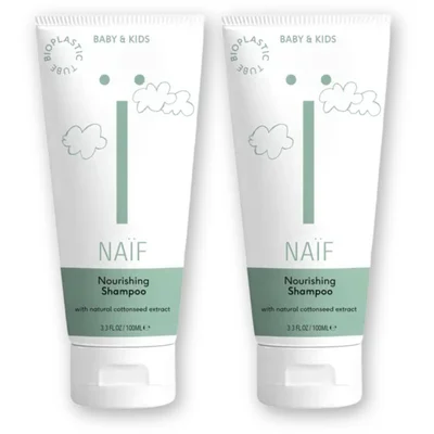Naïf Baby & kids nourishing shampoo 2-pack