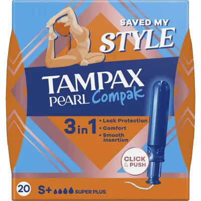 Tampax Tampax compak pearl super plus SP X20