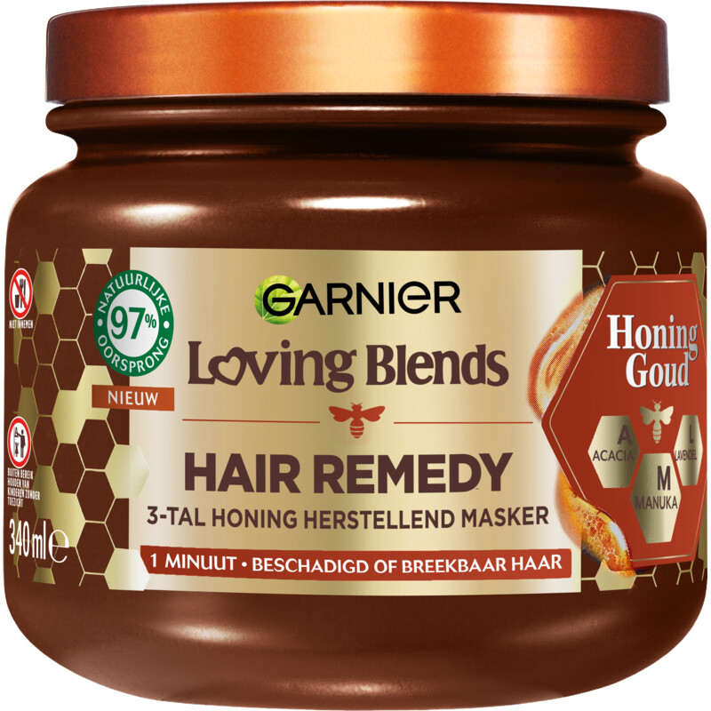 Loving Blends Hair remedy honing goud masker