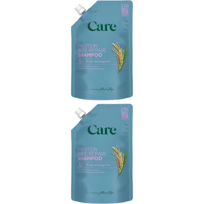 Care Protein rice repair shampoo refill 2pack
