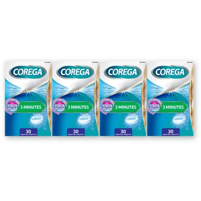 Corega Tabs 3 minuten 4-pack