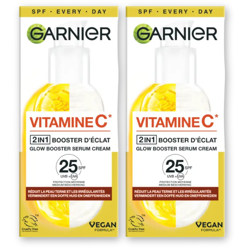 Garnier Serum cream Vitamine C SPF25 2-pack