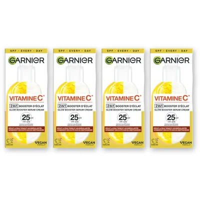 Garnier Serum cream Vitamine C SPF25 4-pack