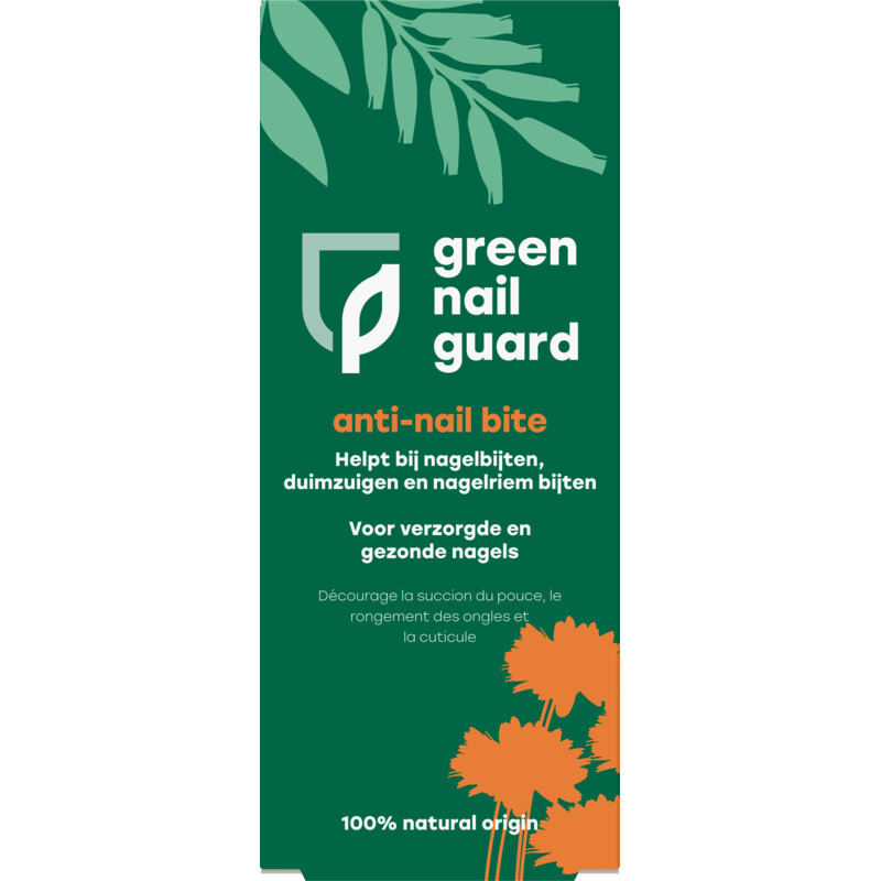 Green nail guard Anti-nail bite