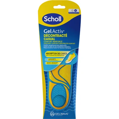 Scholl Gelactiv insoles casual L
