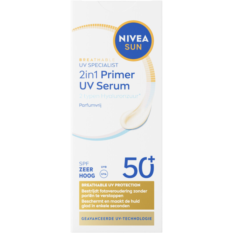 Nivea Sun 2 in 1 primer daily UV serum spf50+