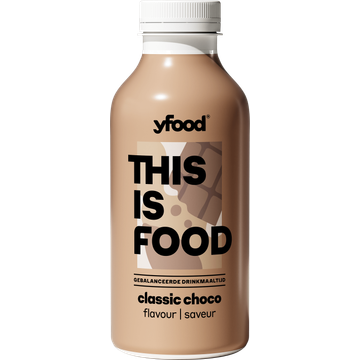 Yfood This is food drinkmaaltijd classic choco