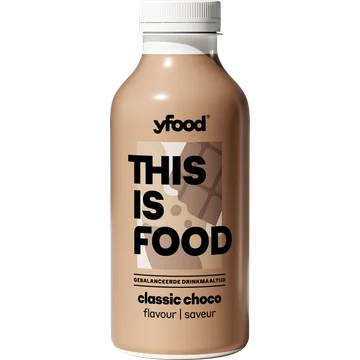 Yfood This is food drinkmaaltijd classic choco