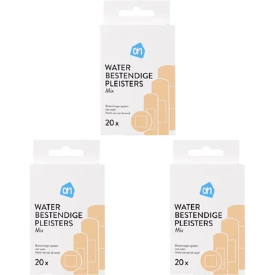 AH Waterbestendige pleisters mix 3-pack