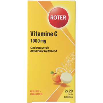 Roter Vitamine C 1000mg abrikoos bruistablet