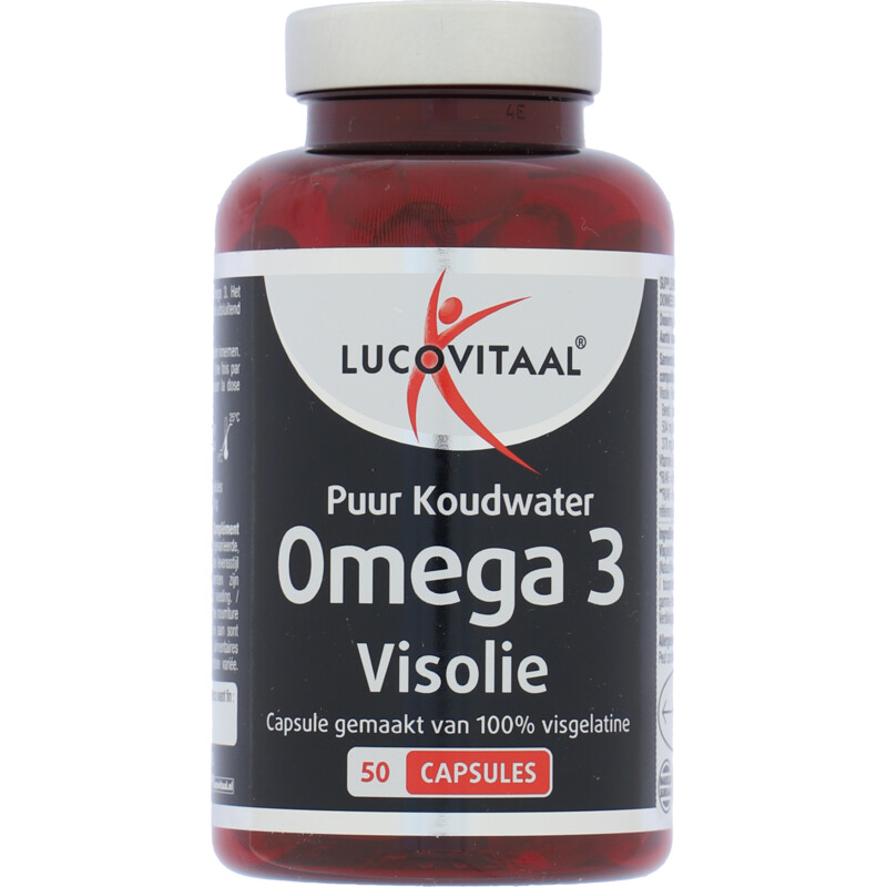 Lucovitaal Omega 3 puur koudwater visolie capsules