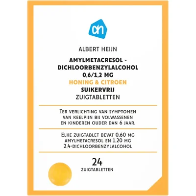 AH Honing & citroen zuigtabletten