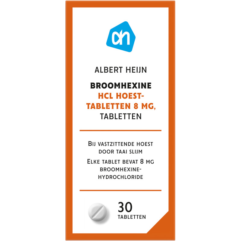 AH Broomhexine 8mg hoesttabletten