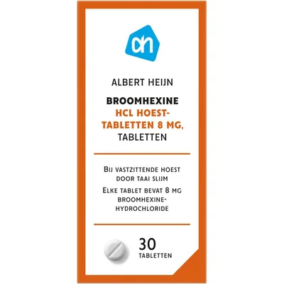 AH Broomhexine 8mg hoesttabletten