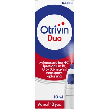 Otrivin Duo neusspray vanaf 18 jaar